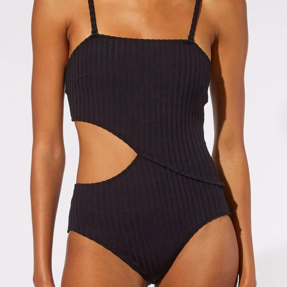 NWT Solid & Striped The Cameron Ribbed One Piece — sz XL